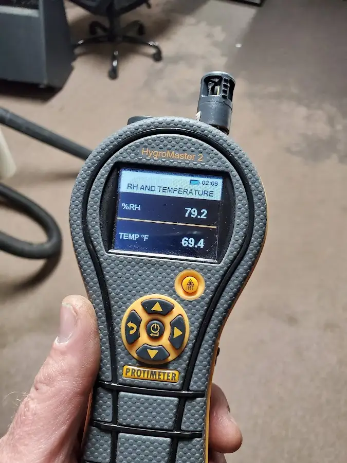 Moisture meter humidity assessment for Fire & Smoke Damage Restoration in Beaumont